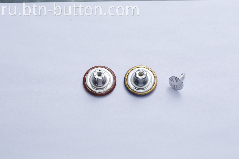 Snap button used for denim clothing